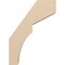 Ekena Millwork 5-inch W x 16-inch D x 22-inch H Monterey Rough Cedar Woodgrain TimberThane Knee Brace, Primed BRCUR05X16X22MONRCPR - alternate 2